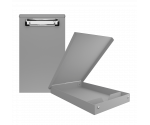 Aluminum Memo Storage Clipboard - Silver